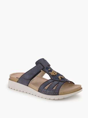 Wellness Chaussons Bleu