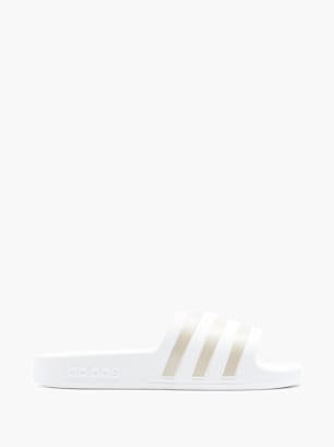 adidas Papuci de plajă alb