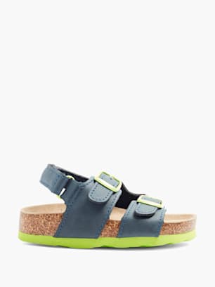 Bobbi-Shoes Sandal med tå-split blå