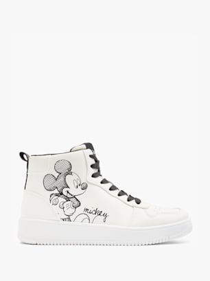 Mickey Mouse Sneaker alta bianco