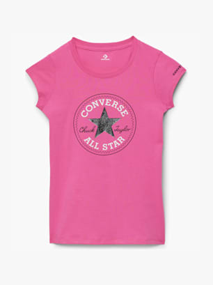 Converse Tee-shirt rose