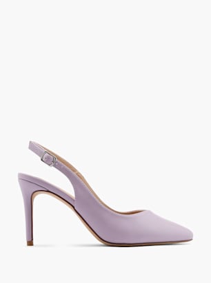 Claudia Ghizzani Pantofi cu toc violet