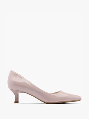 Graceland Pantofi cu toc roz