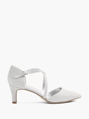 Catwalk Spangenpumps Silber