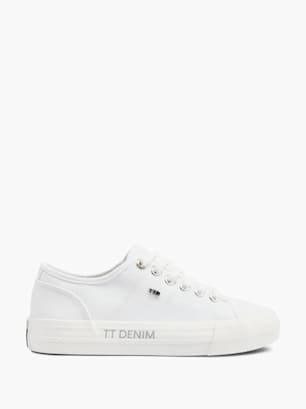TOM TAILOR Sneaker hvid
