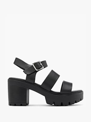 Catwalk Sandale Schwarz