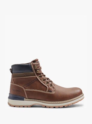 Dockers Stivale allacciato Cognac