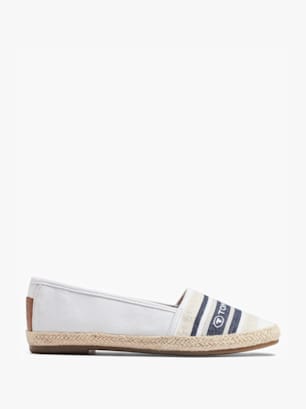 TOM TAILOR Espadrill Vit