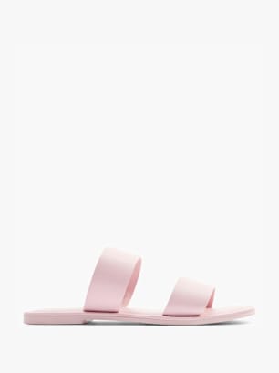 Vero Moda Płaskie klapki Różowy
