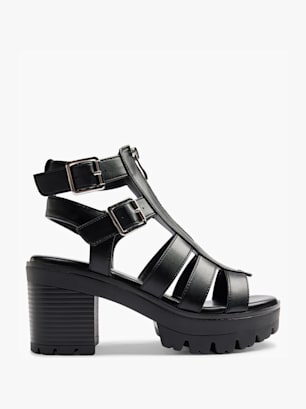 Catwalk Sandale Schwarz