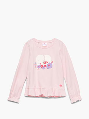 elefanten Longsleeve Rosa