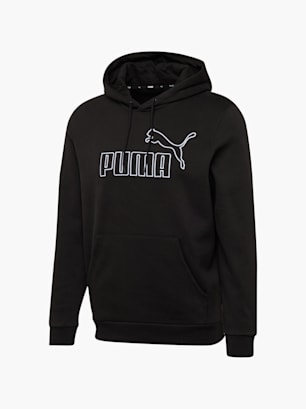 PUMA Camisola com capuz Preto