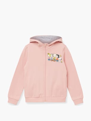 Peanuts Hoodie Lyserød