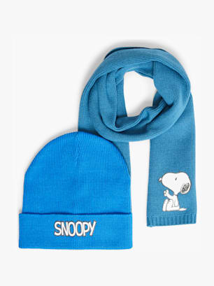 Peanuts Cappello a maglia Blu Scuro