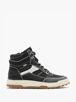 TOM TAILOR Mid cut sneaker Svart