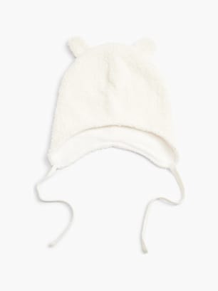 elefanten Strickmütze Weiß