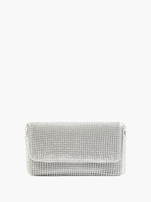 Graceland Clutch torbica Srebrna