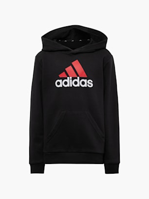 adidas Mikina s kapucí Černá