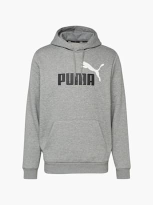 PUMA Camisola com capuz Cinzento