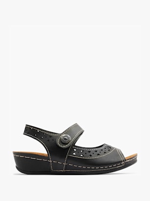 Easy Street Sandalia Negro