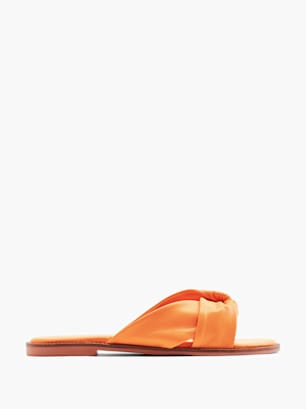 Vero Moda Płaskie klapki Żółty