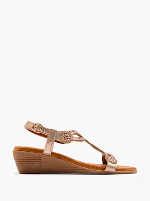 Graceland Sandale Rosegold