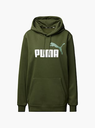 PUMA Džemperis su gobtuvu Chaki