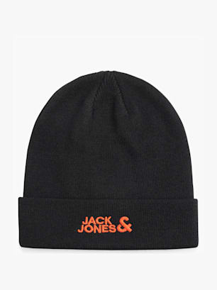 JACK & JONES Bonnet tricoté Noir