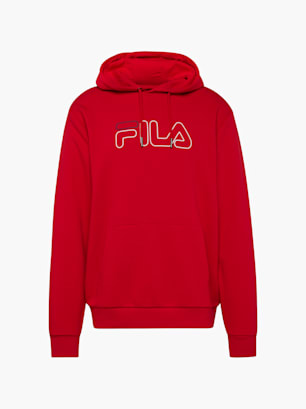 FILA Sweat à capuche Rouge