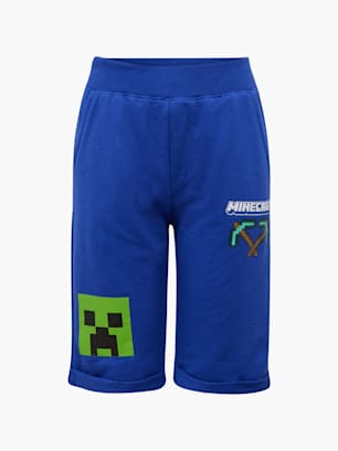 Minecraft Short Bleu