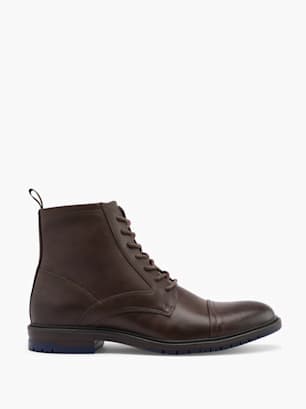 AM SHOE Čizme na pertlanje Braon