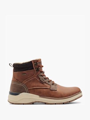 Landrover Bota com cordões Castanho