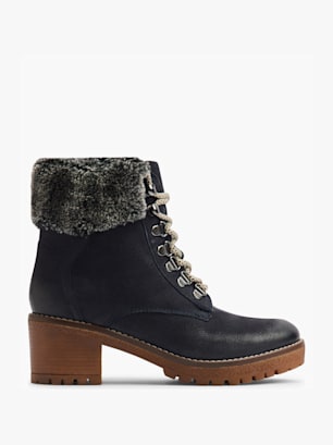 5th Avenue Bottes à lacets Bleu foncé