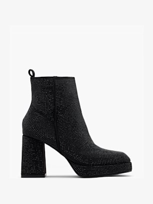 CHATTAWAK Stivaletti Donna Con Zip Posteriore - Nero, Taglia 39 EU, Suola Interna In Pelle, Look Casual E Comodo