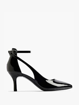 Graceland Pantofi cu toc negru
