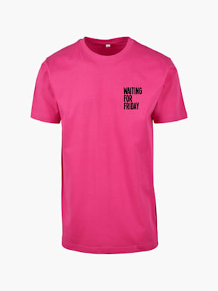 Mister Tee T-Shirt Różowy