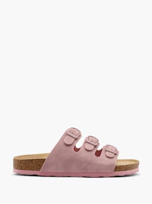 Björndal Chinelo com palmilha alta Cor-de-rosa