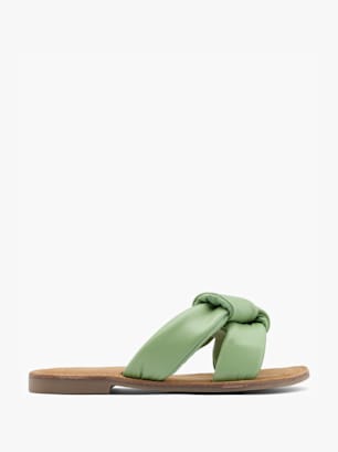 Claudia Ghizzani Slip-in sandal Grön