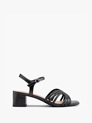Catwalk Sandale Schwarz