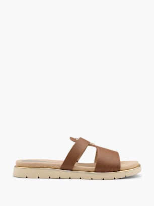 TOM TAILOR Slip in sandal Brun