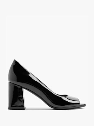 Catwalk Peeptoes Schwarz