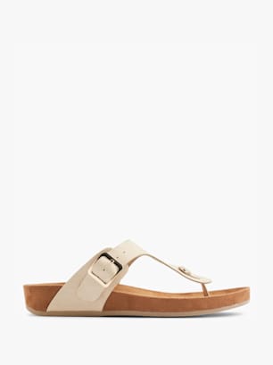 Graceland Zehentrenner Beige