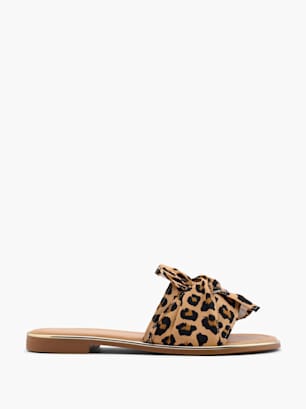 Graceland Slip in sandal brun