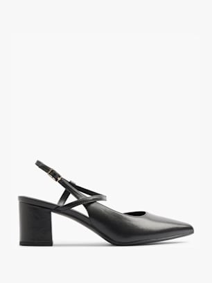 Graceland Slingback salonke Crno