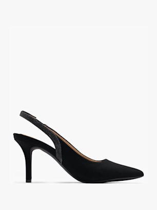 Catwalk Slingpumps Schwarz