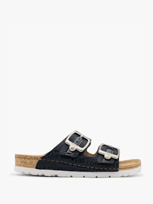 Rieker Pantolette Dunkelblau