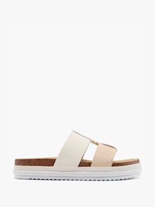 Graceland Sandalia acolchada Beige