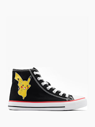 Pokémon Hoher Sneaker Schwarz