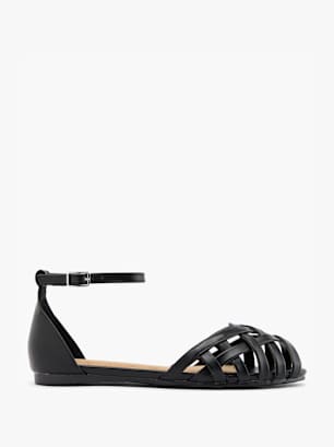Catwalk Sandale Schwarz