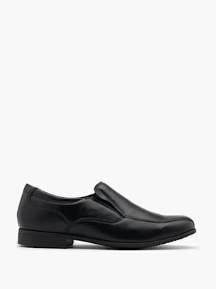 AM SHOE Plitke cipele Crna